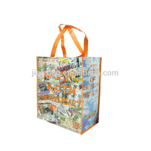 Big recyclable pp woven shopping tote bag